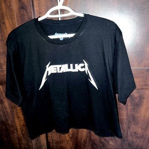 Cropped Metallica Tee